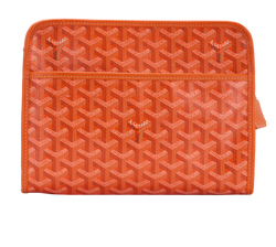 Goyard Jouvence Toiletry Pouch, Canvas, Orange, SAR020231, DB, 2*